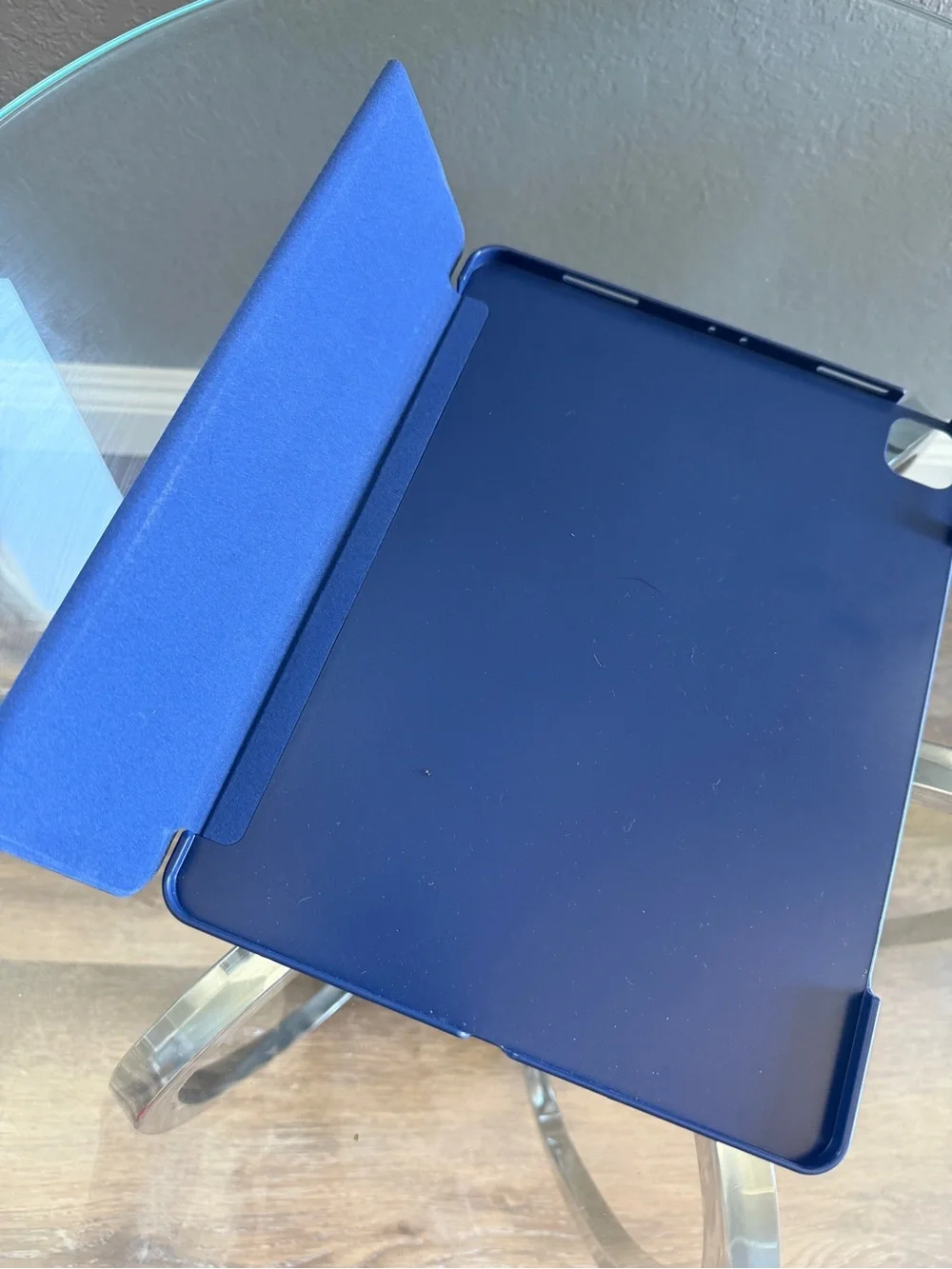 Blue iPad Pro Tablet Folio Case with Tri-Fold Stand
